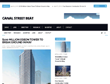 Tablet Screenshot of canalstreetbeat.com